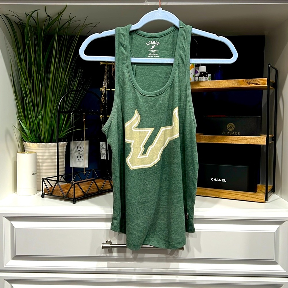 USF ( University of South FL) athletic tank size M. Green league
